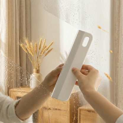 Small Rubber Squeegee for Sink All-Purpose Soft Silicone Squeegee | Mini Scrubber Scraper Tool For Kitchen Shower Glass Door Mirrors Bathroom Countertops Dishes Car Windows