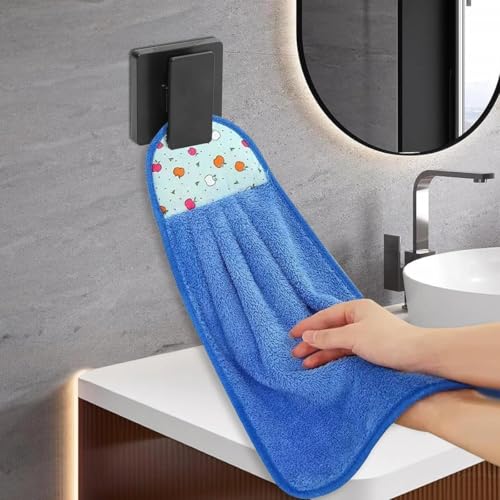 6 Piece Towel Rack Hook, Punch-Free Storage Clip Bathroom Toilet Wall-Mounted Storage Rack Towel Hook