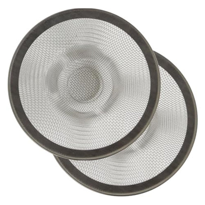 Evriholder Mesh Sink Drain Catcher, Secure Fit Strainer Prevents Clogging from Food and Hair, Stainless Steel, Ideal for Kitchen, Laundry and Disposals, 4.5-Inch, 2 Pack - size: 2 Count, style: Mesh Sink Strainer