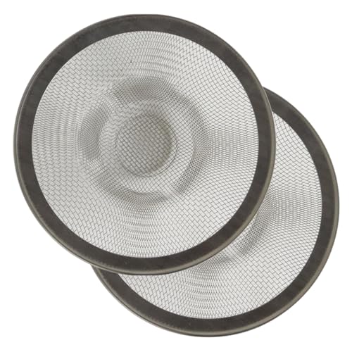 Evriholder Mesh Sink Drain Catcher, Secure Fit Strainer Prevents Clogging from Food and Hair, Stainless Steel, Ideal for Kitchen, Laundry and Disposals, 4.5-Inch, 2 Pack - size: 2 Count, style: Mesh Sink Strainer