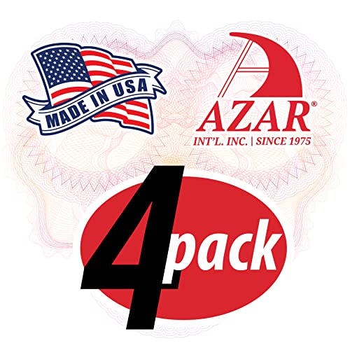 Azar Displays 250045 Clear Plastic Wall Mount File Holder with Magnets, Legal(Magnetic), 4-Pack - color: CLEAR, style: Magnetic
