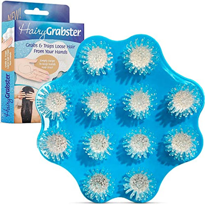 As Seen on Shark Tank Hair Shower Drain Hair Catcher, Hair Stopper Bathtub Drain Protector, & Catcher Drain Cover Alternative, Must-Haves HairyGrabster, 1 Pack, Blue - color: Blue, size: 1 Pack