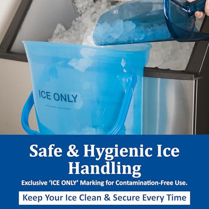 San Jamar Ice Tote,Blue,16" H,13-1/4"D,Plastic SILD6000-1 Each