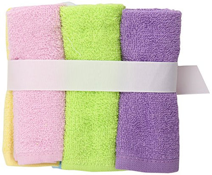 Luvable Friends Unisex Baby Super Soft Cotton Washcloths, Pink, One Size - color: Pink, size: One Size