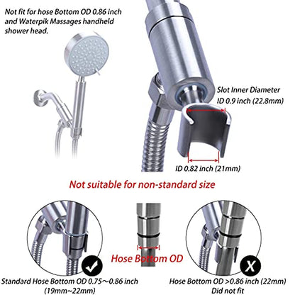 Shower Arm Holder for Handheld Shower Head, Adjustable Mount Bracket, G 1/2 3-Way Shower Arm Adapter with Swivel Ball,Universal Mount,Full copper arm - color: Full copper arm
