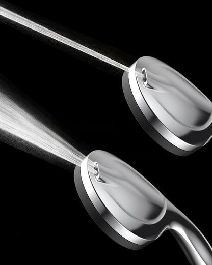 VOXON Shower Head 10 Functions, High Pressure Handheld Shower Head, Built-in 2 Power Wash Mode to Clean Corner, Non-Clogging Nozzles, Leakproof Stainless Steel Hose&Metal Bracket, Black - color: Black