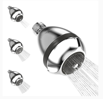 Extreme performance for low water pressure The Fire Hydrant Spa Short Chrome Massager Shower Head