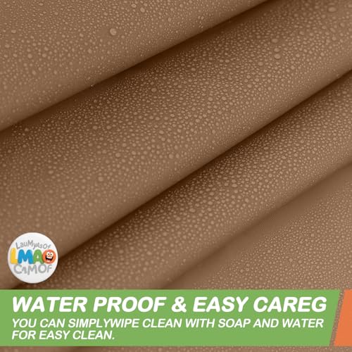 2 Pack | Brown Plastic Shower Curtain Or Liner, 72x72 Inch Lightweight Plastic Bathroom Shower Showroom Inner Curtain with Rustproof Metal Grommet Holes and Weighted Magnets - color: Brown