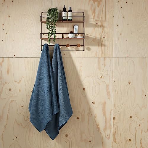 Christy Brixton 4 Piece Towel Set | Slate Blue | 100% Cotton | Ultra Soft | Super Absorbent | 600GSM | 2 Bath Sheets 2 Hand Towels - color: Slate, size: 2 Hand 2 Bath Sheet Set