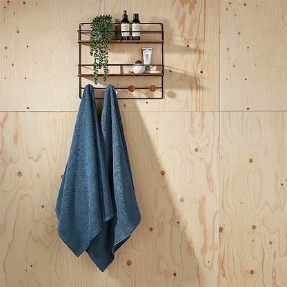 Christy Brixton 6 Piece Towel Set | Slate Blue | 100% Cotton | Ultra Soft | Super Absorbent | 600GSM | 2 Bath Sheets 2 Bath Towels 2 Hand Towels - color: Slate, size: 2 Hand 2 Bath 2 Bath Sheet Set