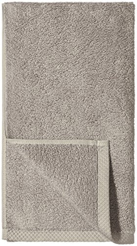 Amazon Basics 100% Cotton Lightweight Quick-Dry Hand Towel, 28" x 16", Platinum, 8-Pack - color: Platinum, size: 28" x 16", style: Hand Towel (Pack of 8)