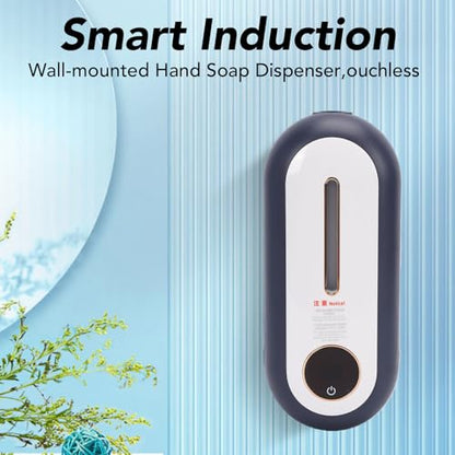 Soap Dispenser, Wall Mounted Soap Dispenser 350ml Touchless Automatic Hand Soap Dispenser for Home Bathroom