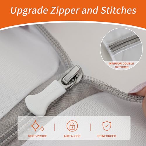 Mesh Laundry Bags 3 Pack (Large, Medium, Small) | Durable Zipper, For Delicates, Lingerie, Bras, Underwear, Protect Garments in Washing Machine - size: 1 Large, 1 Medium, 1 Small