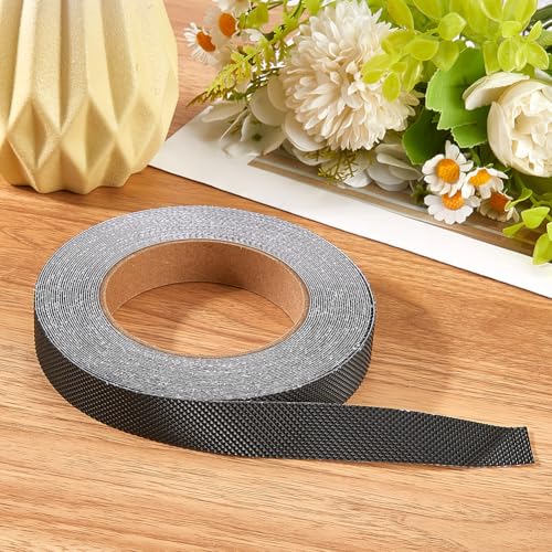 CREATCABIN Grip Tape Roll Waterproof Black Grip Tape Safety Non Skid Strips for Furniture Anti Slip Mobile Device Grip Fixed Outdoor Stairs Home Bathtubs Bathroom Floor Kitchen Adhesion Use 394x0.8in - style: black
