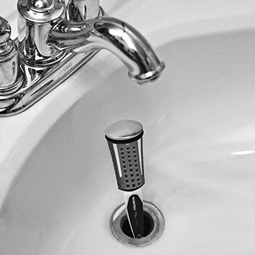 PF WaterWorks SinkSTRAIN Universal Never Clog Hair Catcher Pop-Up Stopper (Cap Diameter 1.5 inch); Chrome; PF0255 - color: Chrome