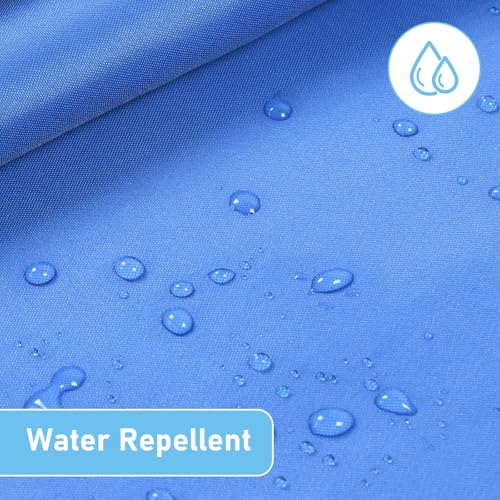 OTraki 72x84 inch Heavy Duty Bathroom Shower Curtain with 12 Hooks, Blue | Thick Shower Curtains Set Waterproof Machine Washable Polyester Cloth Shower Curtains Liner for Bath Bathtub - color: Blue, size: 72"W x 84"L (Pack of 1)