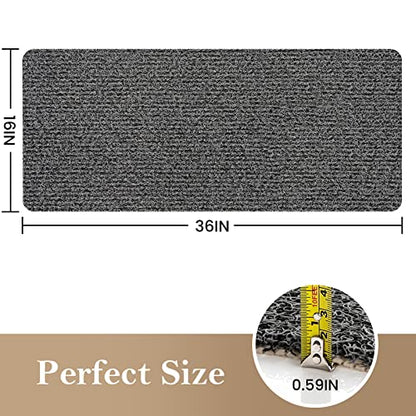 SoftDuo Shower Mat Bathtub Mat Non-Slip Soft Tub Mat | 36x16 inch,PVC Loofah Bath Mat with Drain for Tub and Bathroom,Quick Drying,Black - color: Black, size: 36" x 16" (Rectangular)