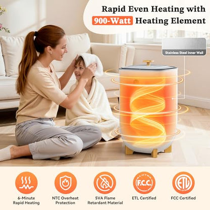 Tehanld Towel Warmer, 35L Towel Warmers for Bathroom Features 2 Heat Settings, Higher Temperatures and Quicker Heating of Towels, Bathrobes and Blankets, Ideal for Home Spa - size: 35L