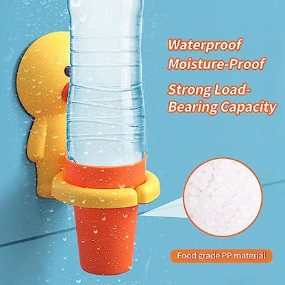 SooGree Kids Toothbrushes Holder Animal Tooth Cup Holder Wall Mounted Sucker Toothpaste Storage Set Cute Household Toothpaste Rack Mouthwash Cup Rack for Children,No Punching Shelf Bracket with Cup - color: Chicken