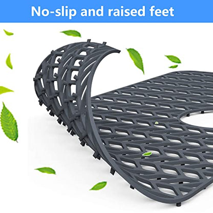 Sink Protectors for Kitchen Sink 26"x 14"Rear Silicone Sink Mat | Various sizes and styles,Protector for sinks and dish,Withstand to 500F,Food-grade silicone .Non-slip and raised feet - size: 26"x14" Rear