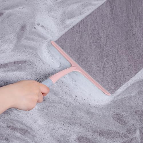 Window Wiper - Shower Squeegee, Window Screen Brush, Streak-Free Cleaning Blade, Multi-Use Silicone Scraper | Bathroom Wall, Glass Mirror, Car, Aquarium, Home WindowCleaning Accessory Tool Organizer