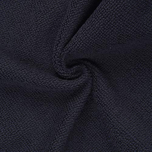 Dish Cloth for Washing Dishes Kitchen Washcloth Cleaning Cloth | 12x12inch 5pack Kitchen Towels Rags, Microfiber Cleaning Cloths, Wash Cloths with Poly Scour Side, Wholesale, Black - color: Black, size: 12inchx12inch 5pack