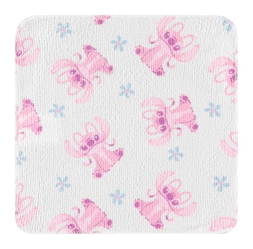 Disney Baby Washcloths 12 Pack – Ultra Soft Baby Wash Cloths, Lilo & Stitch (Stitch & Angel), Winnie the Pooh & Mickey Mouse, Absorbent Newborn Bath Essentials - color: Angel I