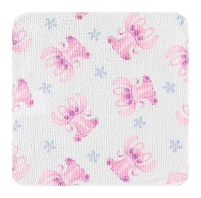 Disney Baby Washcloths 12 Pack – Ultra Soft Baby Wash Cloths, Lilo & Stitch (Stitch & Angel), Winnie the Pooh & Mickey Mouse, Absorbent Newborn Bath Essentials - color: Angel I