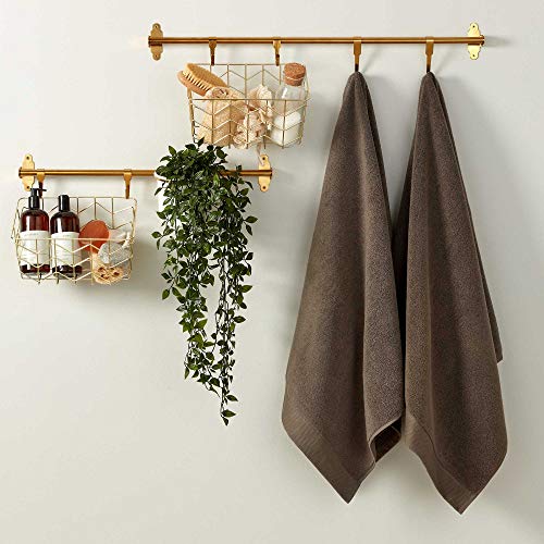 Christy Luxe 4 Piece Wash Cloth Set | Soot Brown | Luxe Heavyweight 100% Turkish Cotton | Ultra Soft | Super Absorbent | 730GSM | 4 Face Cloths - color: Soot, size: 4 Face Set