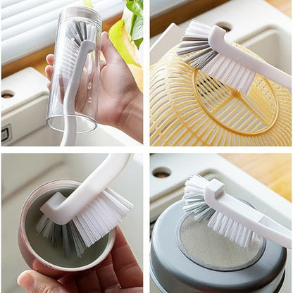 8 Pack Washing Machine Cleaner Brush, Dryer Cleaning Brush, Crevice Cleaning Brush for Bathroom, Shower, Kitchen, Cup,Tile, Tub, Sink-Ideal and Aractical Household Cleaning Tool Set