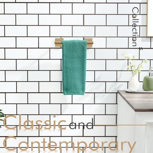 KOKOSIRI Towel Rack for Bathroom Wall Mount 9-Inch Hand Towel Ring Holders Champagne Bronze Bathroom Organization and Storage Stainless Steel, B4005CPG-L9 - color: Champagne Bronze