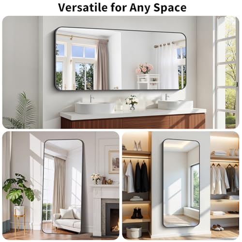 Koonmi Bathroom Wall Mirror,30x71 Inch Large Vanity Mirror for Over Sink - size: 71"L x 30"W