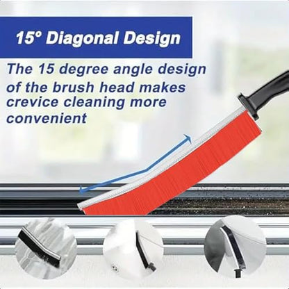 6Pcs Hard Bristle Crevice Cleaning Brush, Multifunctional Premium Crevice Cleaning Tool, Designed for Cleaning Narrow Spaces, Suitable for Toilet, Faucets, Kitchen, Grout,Colorful
