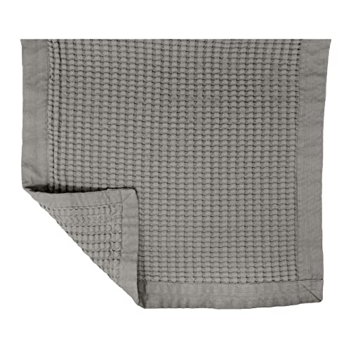GILDEN TREE Bathroom Mat Absorbent Cotton Quick Dry for Shower, Bath & Bathtub Washable Thin, Modern Style (Pewter) - color: Pewter, size: 23" x 31.5"