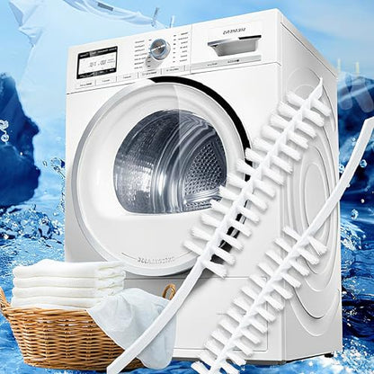 8 Pack Washing Machine Cleaner Brush, Dryer Cleaning Brush, Crevice Cleaning Brush for Bathroom, Shower, Kitchen, Cup,Tile, Tub, Sink-Ideal and Aractical Household Cleaning Tool Set