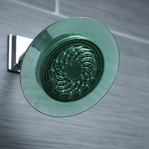 Speakman S-4001-E15 The Reaction 1.5 gpm Low Flow Shower Head, Green/Chrome - color: Jade Green, size: 1.5 GPM