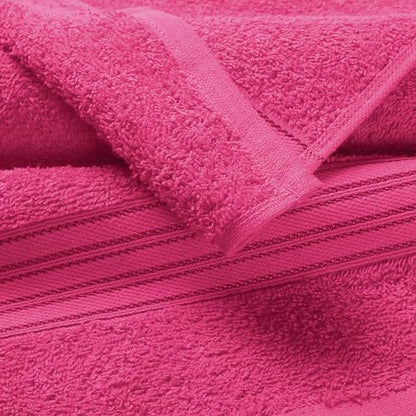 BOUTIQUO Ultra Soft Cotton Washcloths, Contains 12 Piece Face Cloths 12x12 inch, Ideal for Everyday use Face Towels, Compact & Lightweight Multi Purpose Washcloths - Hot Pink - color: Hot Pink, size: Washcloths - Set of 12