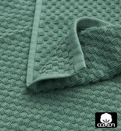 COTTON CRAFT Amazing Kitchen Towel - 12 Pack 100% Cotton Waffle Terry Towel | Seafoam 16x28 inch Euro Café Waffle Weave Dish Towels - Soft Absorbent Quick Dry Low Lint Reusable Pantry Bar Cleaning Cloth - color: Seafoam, size: 12 Pack