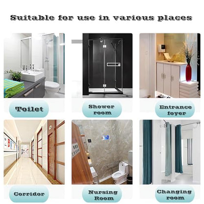 Double arc Fashion Style Foldable Shower Rack Wall Mounted Bathroom, Suitable for Elderly and Pregnant People's Showers and Shower Racks, Shoe Changing stools - size: Double arc fashion style
