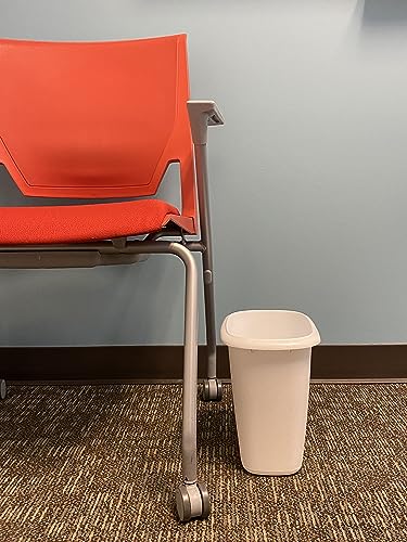 Rubbermaid Vanity Trash Can/Wastebasket 1.5-Gallons/6-Quarts White for Under Counter/Kitchen/Office/Bedroom/Bathroom - size: 1 Pack