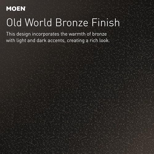 Moen LR8724D1GOWB Bathroom Safety 24-Inch Designer Bathroom Grab Bar with Curled Grip, Old World Bronze - color: Old World Bronze