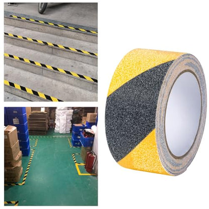 EUBUY Longer Heavy Duty Anti Slip Grip Tape, Anti Slip Traction Tape, Non Slip Sandpaper Tape Self Adhesive Tape for Stair Steps Ramp, Indoor & Outdoor Waterproof Stair Treads Non-Slip
