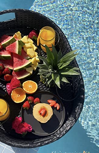 Deluxe Floating Tray for Pool - Floating Pool Tray - Stylish Breakfast Tray on the Water - Floating Bar for Pool