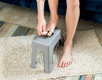 Demi's Home Shower Foot Rest - Pedicure Foot Rest - Grey - (Supplies Not Included) - color: Grey