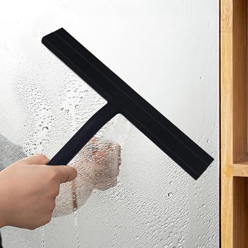 Adjustable Shower Squeegee Mounting Option Not Drill Installation for Bathroom Mirroring Window Stainless Steels Design