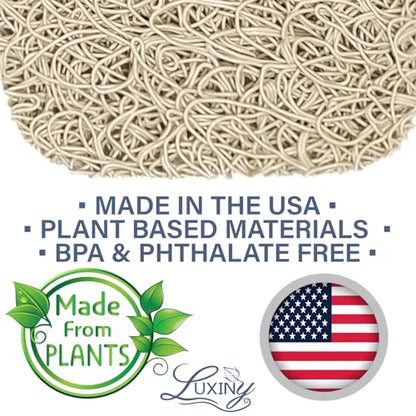 Soap Savers for Bar Soap, American Made by Luxiny, Lifts Soap in Soap Dishes & Shower Soap Holders -Handmade Soap Lasts Longer -Made from Plant Based Materials (Sand) - color: Sand