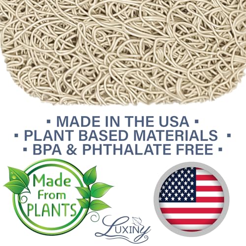 Soap Savers for Bar Soap, American Made by Luxiny, Lifts Soap in Soap Dishes & Shower Soap Holders -Handmade Soap Lasts Longer -Made from Plant Based Materials (Sand - 2 Pack) - color: Sand - 2 Pack