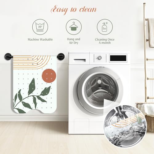 SHUCHING Bath Mat for Tub Non Slip-40x16 Inch, Boho | Bathtub Mat for Elderly Mold Free, Long Shower Mat for Inside Shower with Suction Cup, Machine Washable - color: Boho