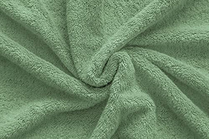 American Veteran Towel, Hand Towels for Bathroom Set of 4, 100% Cotton Turkish Hand Towel Sets, Soft Hand Face Towels, Sage Green Hand Towels - color: Sage Green