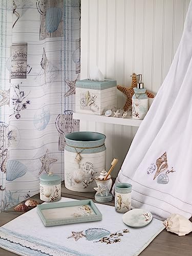 Avanti Linens - Fingertip Towel, Soft & Absorbent Cotton, Farmhouse Inspired Bathroom Decor (Farmhouse Shell Collection)